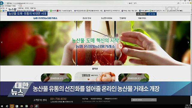 농산물 도매·유통의 비대면 시대 [뉴스팜]