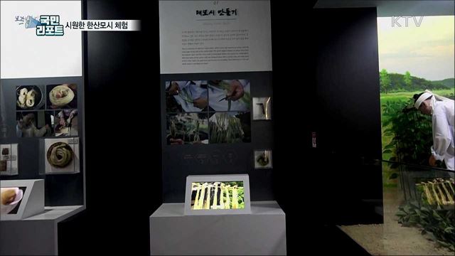 "아~ 시원하다!" 한산 모시에 푹 빠져