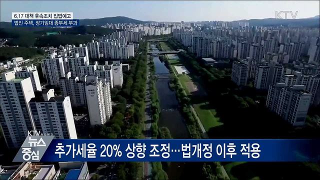 법인 장기임대 등록 주택 종부세 부과