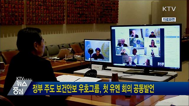 정부 주도 보건안보 우호그룹, 첫 유엔 회의 공동발언