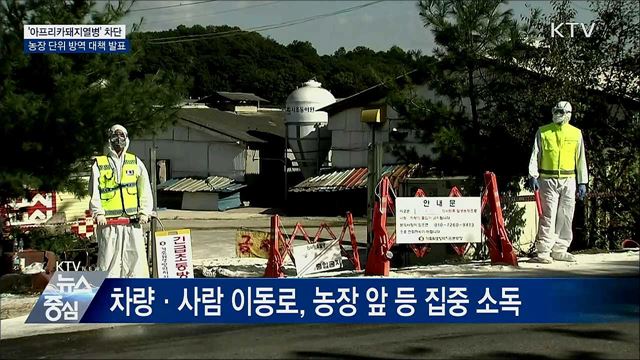 여름철 아프리카돼지열병 방지 대책 추진