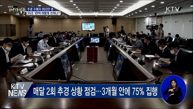 추경 수혜자 892만 명···35조 1천억 어떻게 쓰이나?