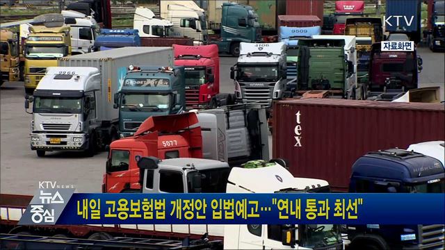 내일 고용보험법 개정안 입법예고···"연내 통과 최선"