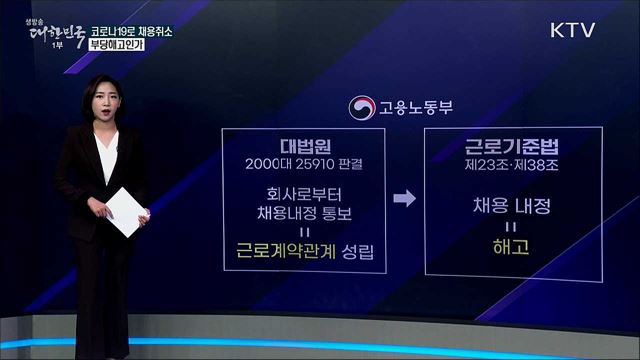 코로나19로 채용취소, 부당해고인가 [사실은 이렇습니다]