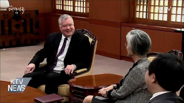 비건 미 북핵협상대표 방한···대북메시지 주목