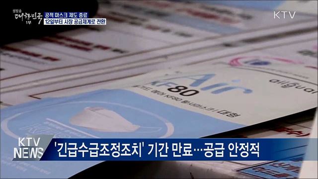 12일부터 '보건용 마스크' 수량 제한 없이 구매