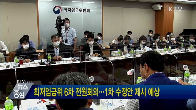 최저임금위 6차 전원회의···1차 수정안 제시 예상