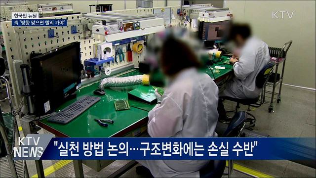 靑 "한국판 뉴딜, 방향성 맞다면 더 빨리 가야"