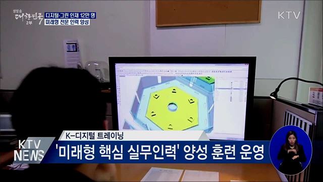 미래형 인재 12만 명 양성···디지털 직업훈련 강화