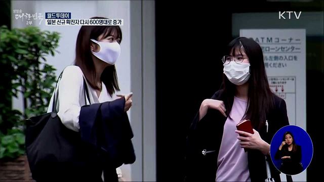 일본 신규 확진자 다시 600명대로 증가 [월드 투데이]