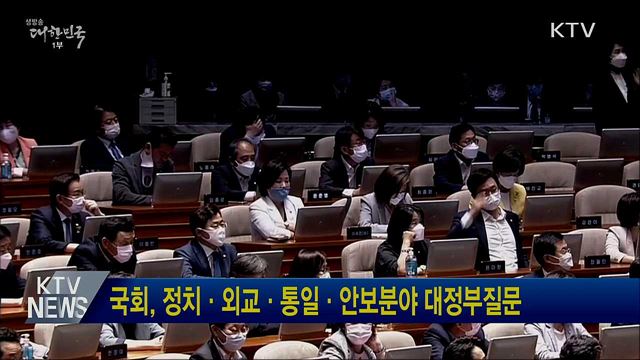 국회, 정치·외교·통일·안보분야 대정부질문