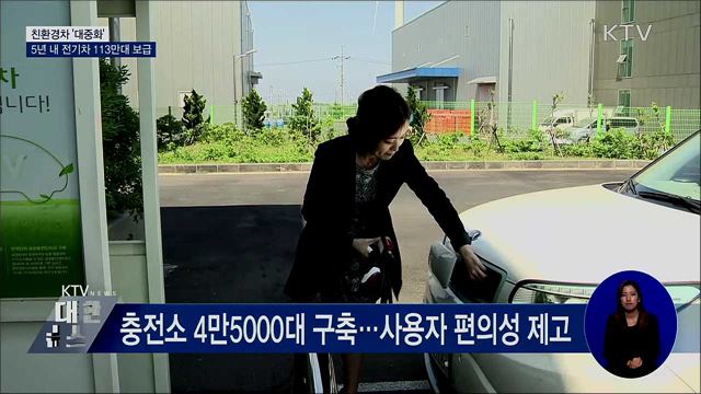 친환경차 '대중화'···5년 안에 전기차 113만대 보급