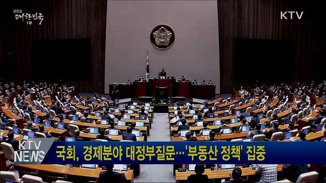 국회, 경제분야 대정부질문···'부동산 정책' 집중
