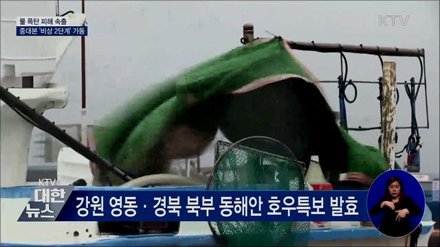 밤새 폭우로 5명 사망···강원 영동 모레까지 강한 비