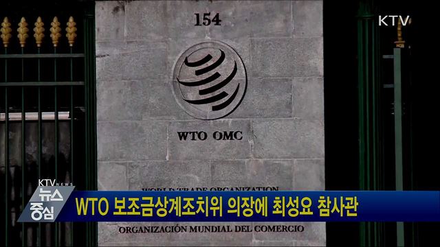 WTO 보조금상계조치위 의장에 최성요 참사관