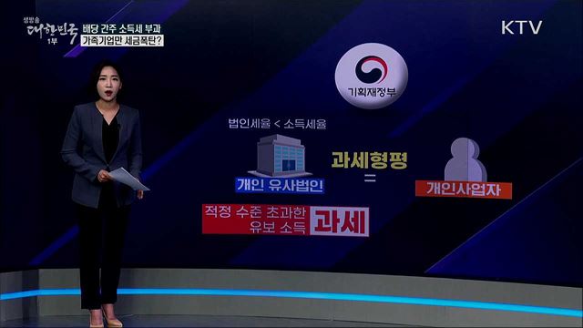 배당 않고 유보금 쌓았다면 '소득세' 부과, 가족기업만 세금폭탄? [사실은 이렇습니다]