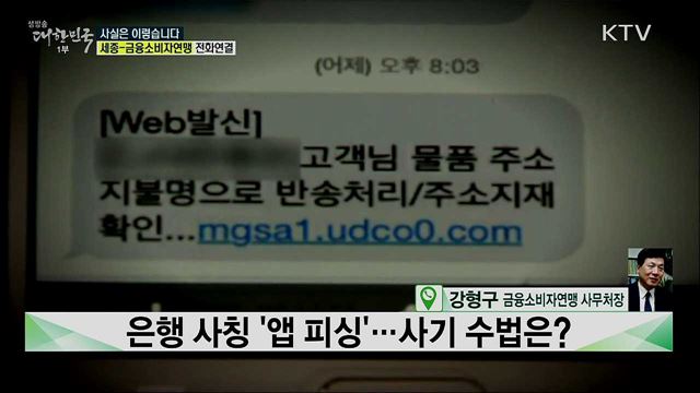 은행 사칭 '앱 피싱'···사기 수법은? [사실은 이렇습니다]