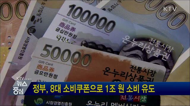정부, 8대 소비쿠폰으로 1조 원 소비 유도