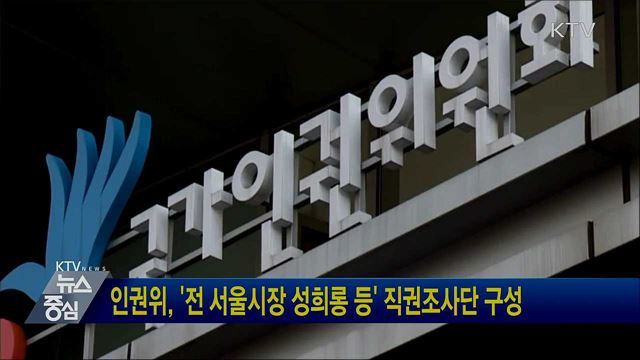 인권위, '전 서울시장 성희롱 등' 직권조사단 구성