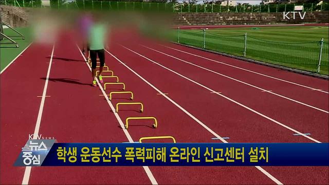 학생 운동선수 폭력피해 온라인 신고센터 설치
