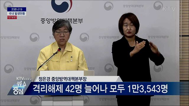 코로나19 국내 발생현황 브리핑 (20. 08. 07. 14시)
