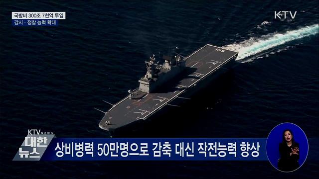 300조 7천억 투입···감시·정찰 능력 확대