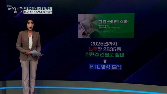 BTL 방식으로 짓는 그린스마트 미래학교 이자만 5조 5천억 원? [사실은 이렇습니다]