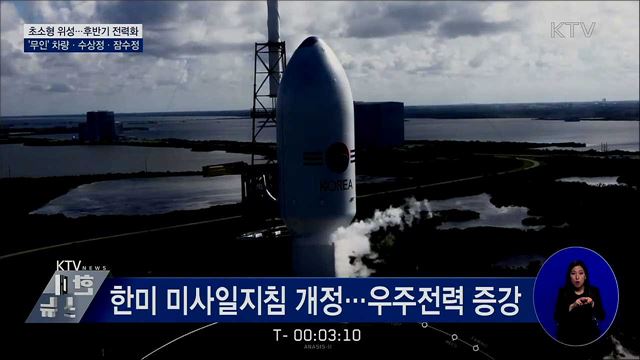 초소형 위성···'무인' 차량·수상정·잠수정