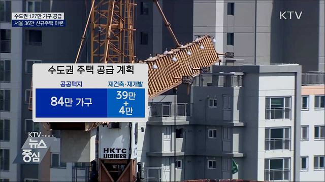 수도권에 127만 가구 공급···'서울 균형분배'