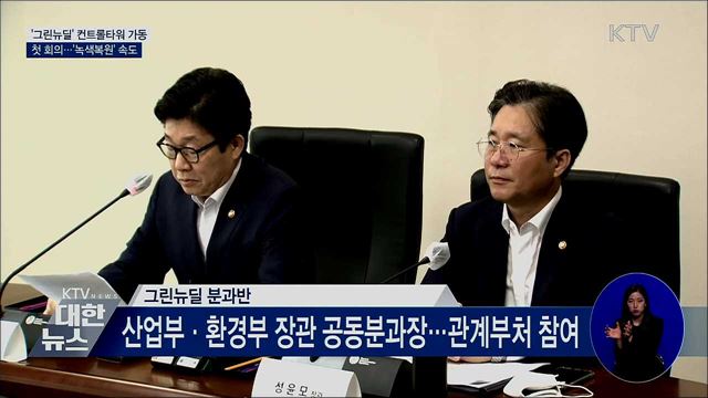 '그린뉴딜' 컨트롤타워 가동···'녹색복원' 속도