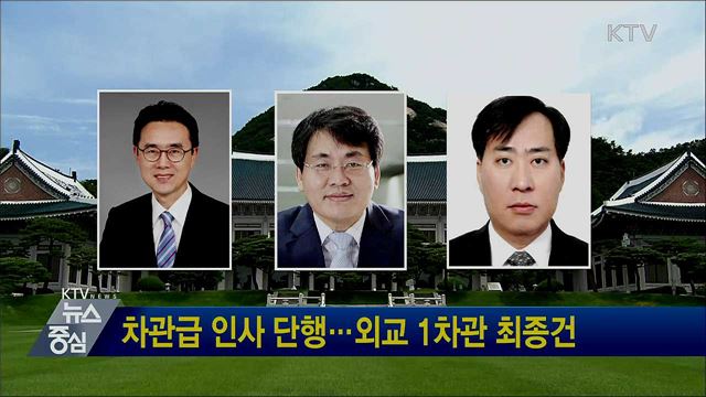 차관급 인사 단행···외교 1차관 최종건