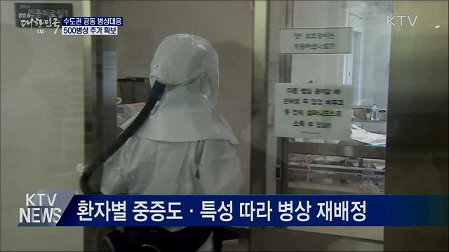 수도권 공동 병상대응···500병상 추가 확보