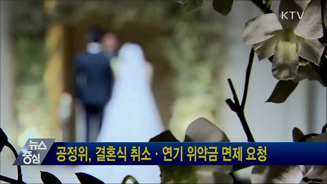 공정위, 결혼식 취소·연기 위약금 면제 요청