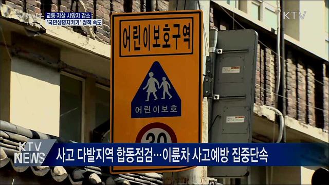 교통·자살 사망자 감소···'국민생명지키기' 정책 속도