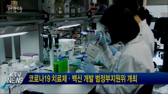 코로나19 치료제·백신 개발 범정부지원위 개최