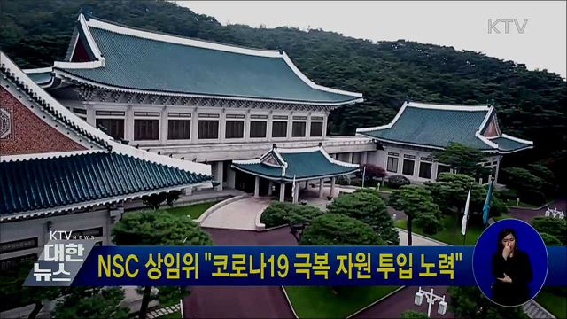 NSC 상임위 "코로나19 극복 자원 투입 노력"
