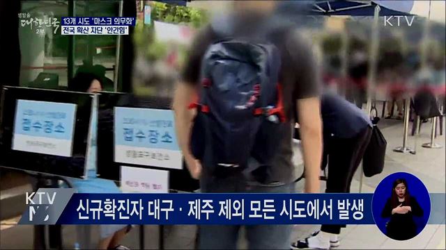 13개 시도 마스크 착용 의무화···적극 대응