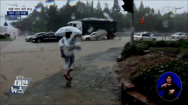 태풍 '바비' 제주 북상···"매우 강한 바람"