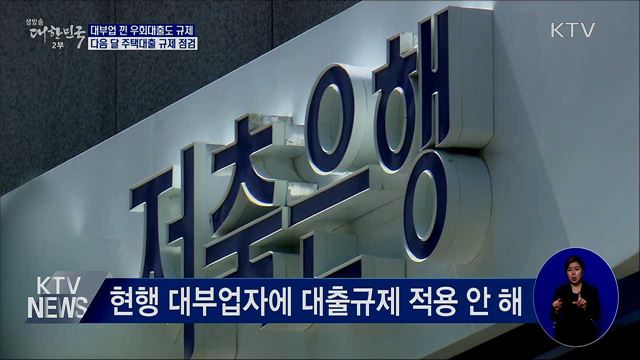 대부업자 통한 주담대 규제 우회 대출 금지