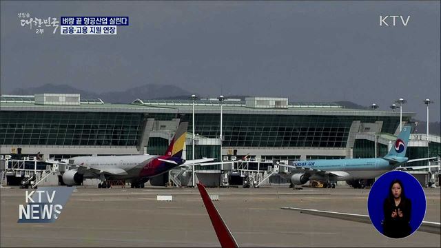 코로나19 직격탄 항공사 추가 수혈···금융 지원 연장