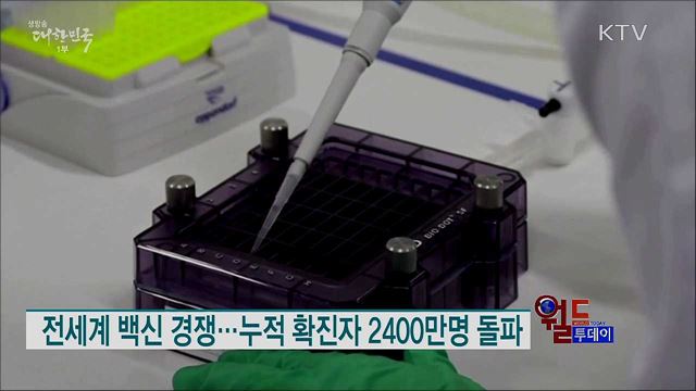 전세계 백신 경쟁···누적 확진자 2400만명 돌파 [월드 투데이]