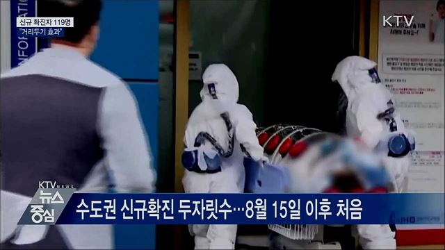 신규확진 닷새째 100명대···"거리두기 효과"