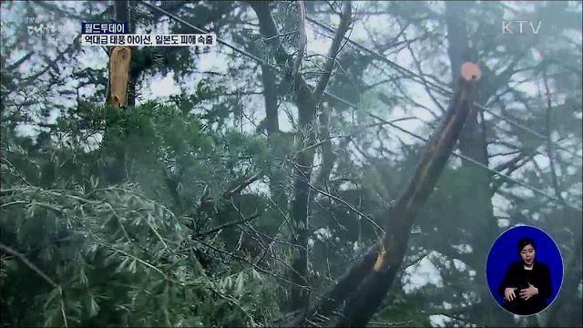 역대급 태풍 하이선, 일본도 피해 속출 [월드 투데이]