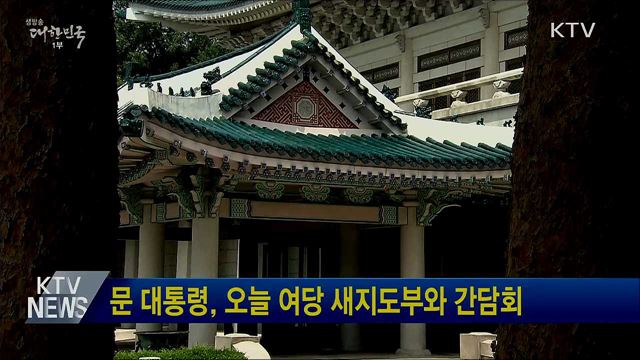 문 대통령, 오늘 여당 새지도부와 간담회