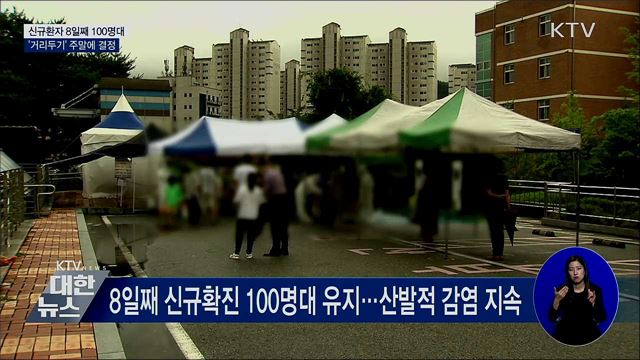 신규 155명···"거리두기 유지 여부 주말에 결정"