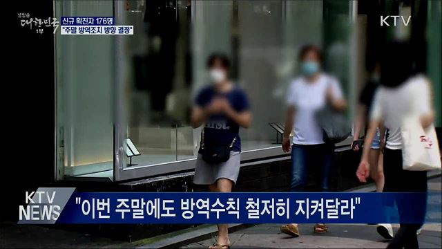 신규확진 176명···방역조치 연장 주말 결정