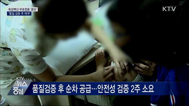 독감백신 무료접종 '중단'···"검증 후 재개"