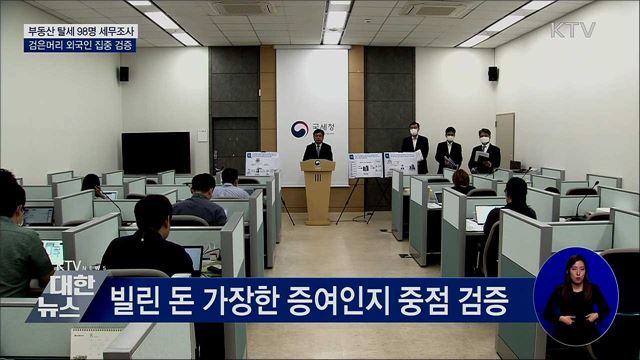 부동산 탈세 98명 세무조사···검은머리 외국인 집중 검증