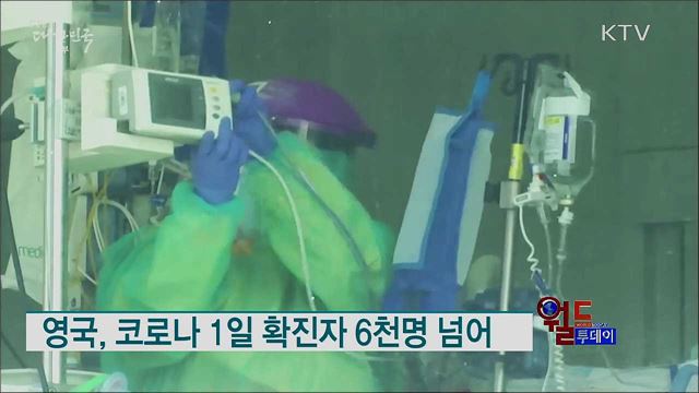 영국, 코로나 1일 확진자 6천명 넘어 [월드 투데이]