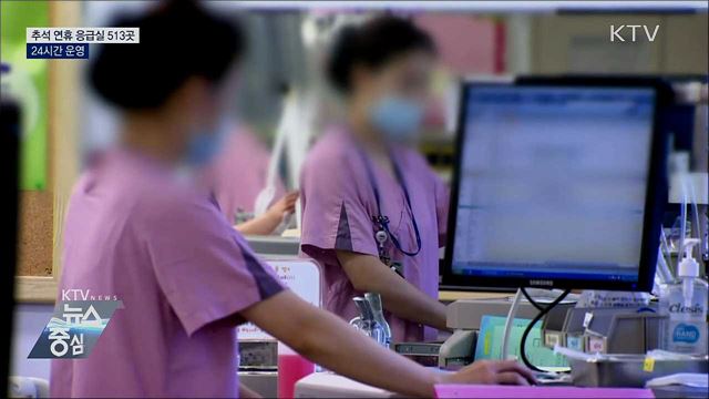 추석 연휴 응급실 513곳 '24시간 운영'